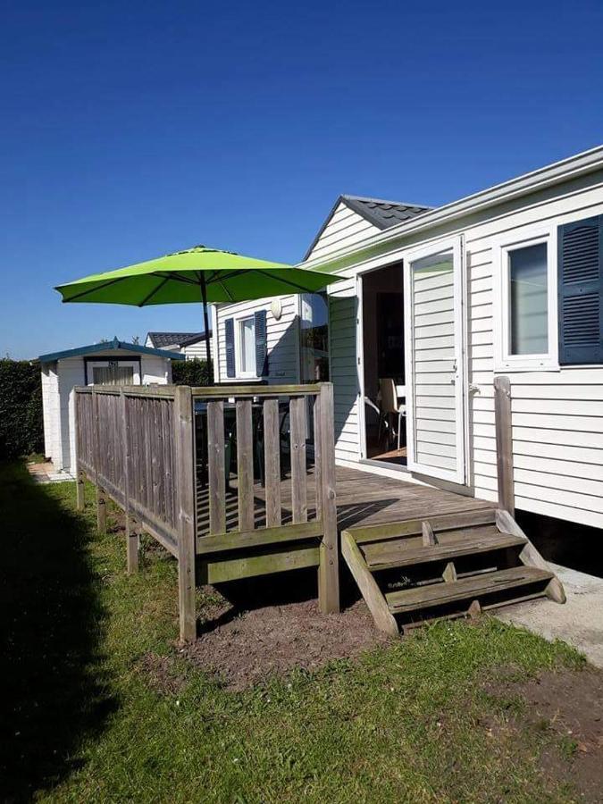 Luxueuze Stacaravan In Bredene Met Eigen Terras En Tuintje Dış mekan fotoğraf